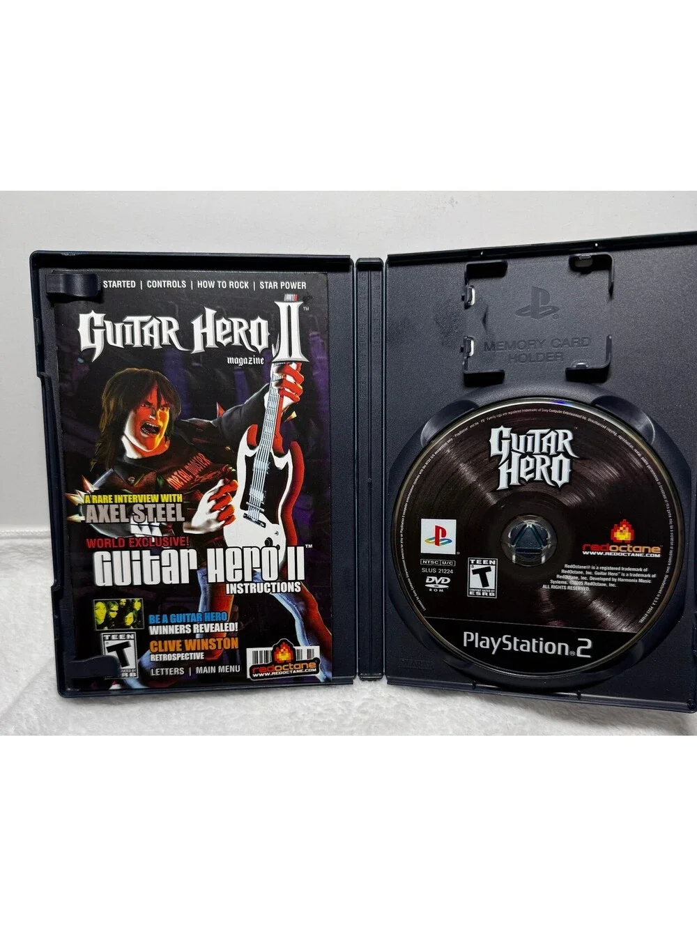 Guitar Hero II Sony PlayStation 2 PS2 Complete CIB Manual Black Label